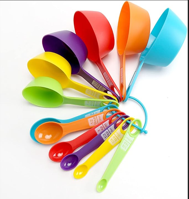 Measuring Cups And Spoons Set, 12Pcs