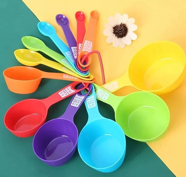 Measuring Cups And Spoons Set, 12Pcs - Image 2