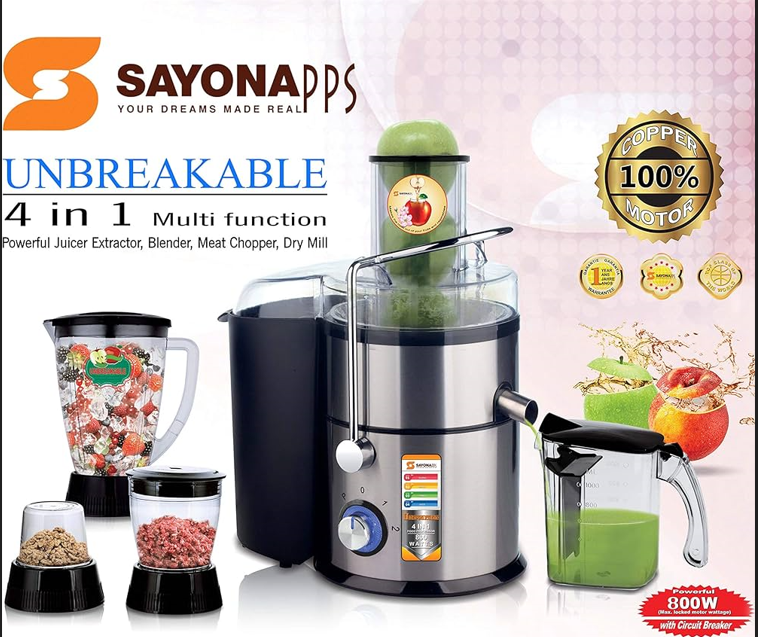 4 in 1 food processor