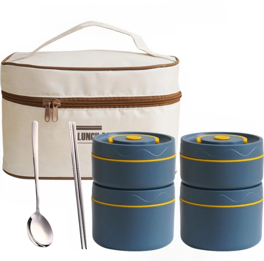 Lunch Box Set, Food Container with Lunch Bag for Adults ,Teens & Kids. - Image 2