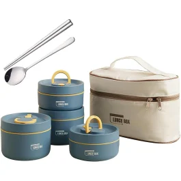 Lunch Box Set, Food Container with Lunch Bag for Adults ,Teens & Kids.