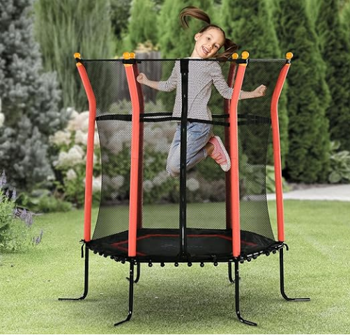 Safe & Fun Mini Bouncer with Enclosure Net