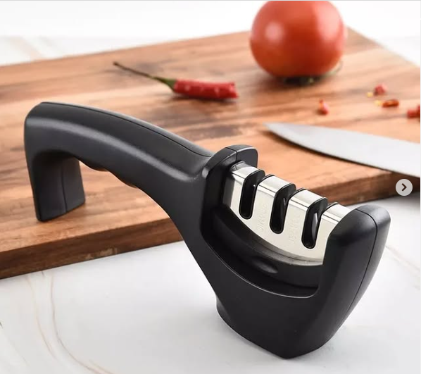 a 3-stage knife sharpener