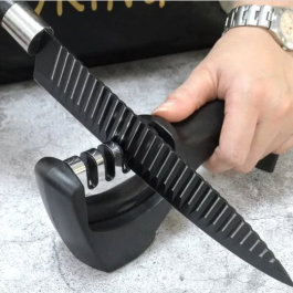a 3-stage knife sharpener