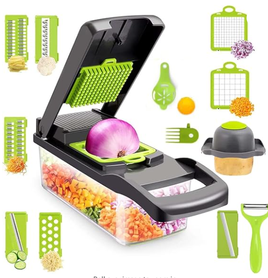 12-in-1 Multifunctional Vegetable Chopper & Slicer