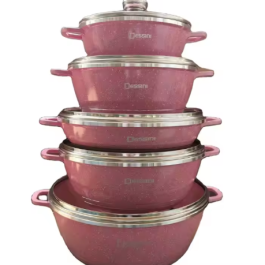 10-piece granite cookware set