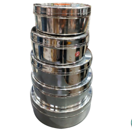 a stack of Avino Stainless Steel Hot Pots
