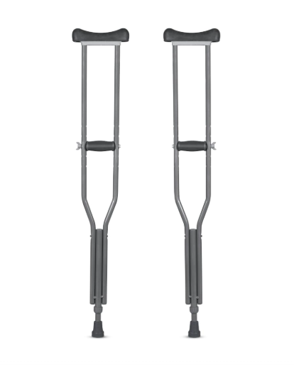 ASTRA UNDER ARM CRUTCHES ALUMINIUM PAIR SMALL