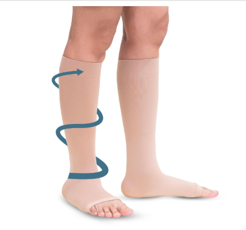 Medical Compression Stockings Below Knee Length – Medium