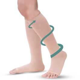 Medical Compression Stockings Below Knee Length – Large