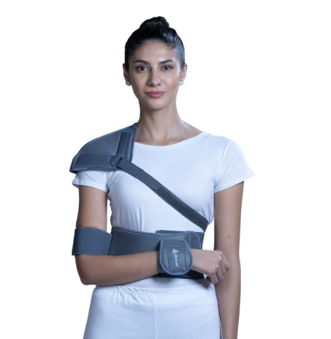 Shoulder Support in Grey - XL.