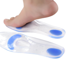 Silicone Orthopedic Insoles with Dual Gel – Medium