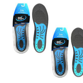 SILICONE ORTHOPEDIC INSOLES WITH DUAL GEL – XL