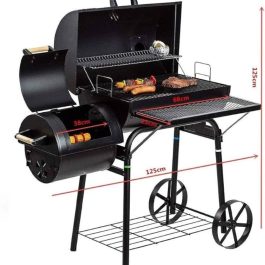 Smoker BBQ Grill Trolley Charcoal Grill