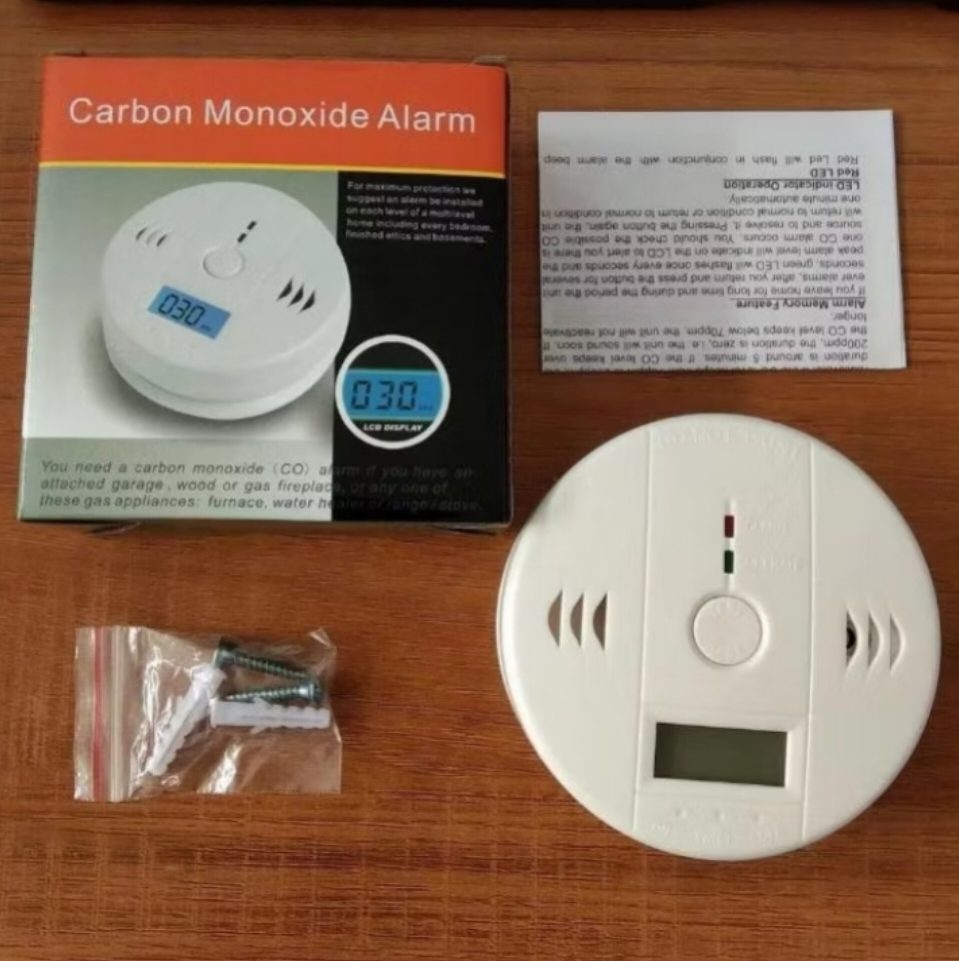 Carbon Monoxide Alarm   