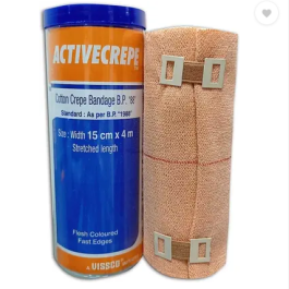 Vissco Active Plast – Elastic Adhesive Bandage (8cm x 4/6m)