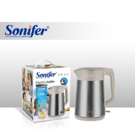 Sonifer SF-2131 Stainless Steel Electric Kettle – 1.8L, 1500W