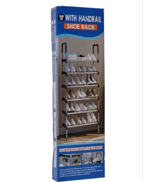 6-Tier Shoe Organizer Rack – Strong & Durable Storage Solution - Image 2