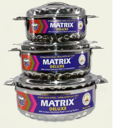 3-Piece Stainless Steel Hot Pot Set