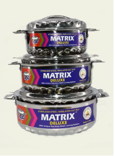 3-Piece Stainless Steel Hot Pot Set
