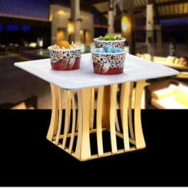 Gold Metal Stand 3 pcs