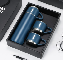 Blue Dreams vacuum flask set