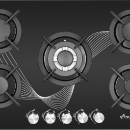 Multismart gas cooktop 5 burners