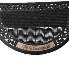 semi-circular doormat