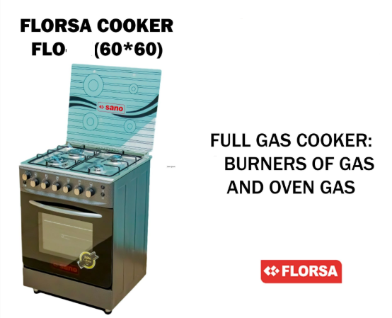 60x60 Florisa Full Gas Cooker