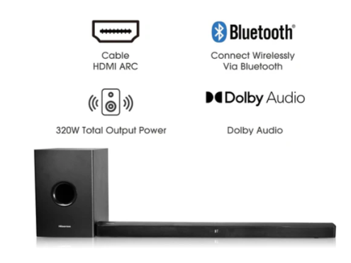 Hisense HS-2019 2.1CH 320W Sound Bar