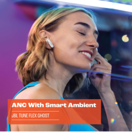 JBL Tune Flex True Wireless Noise Cancelling Earbuds,