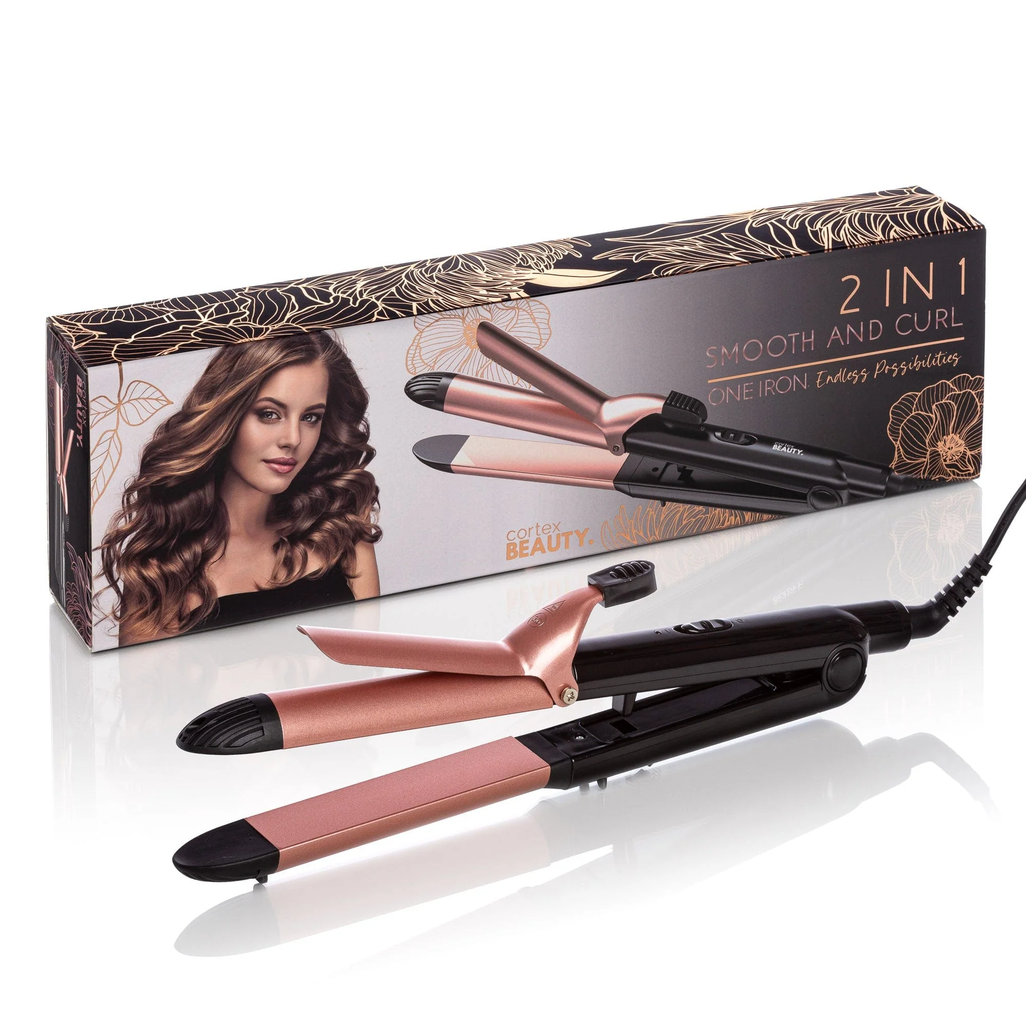 Curler hair straightener