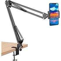 CELL PHONE STAND TABLET MOUNT PHONE CLAMP CLIP