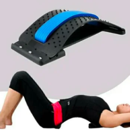 Back stretcher lumbar support with magic