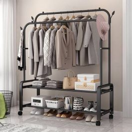 Clothes hunger rack